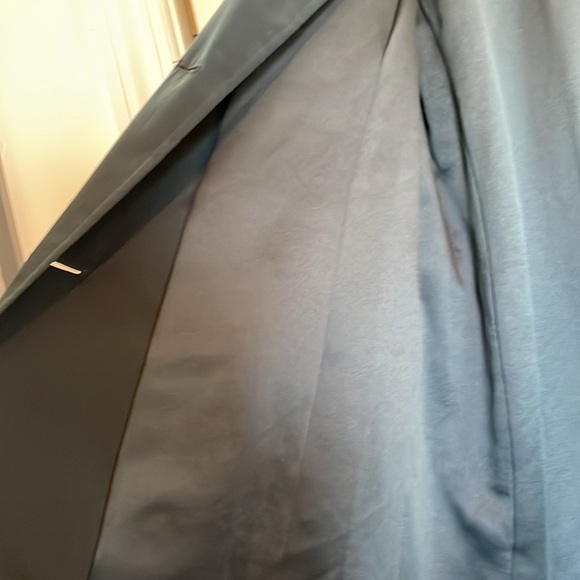 Women’s London Fog XL blue steel rain coat. - Picture 14 of 15